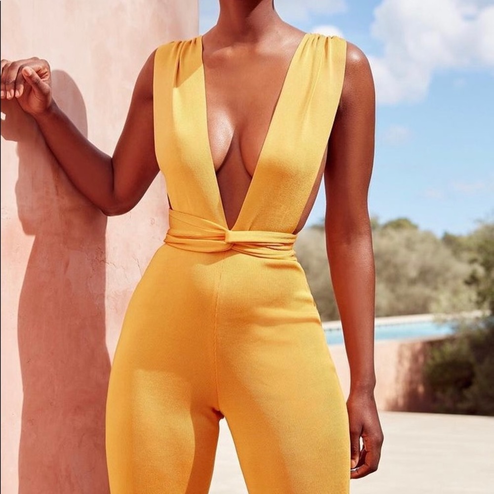 House of CB bandage jumpsuit , size M, worn once